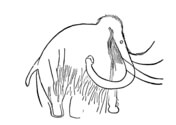 Mammoth coloring pages free coloring pages