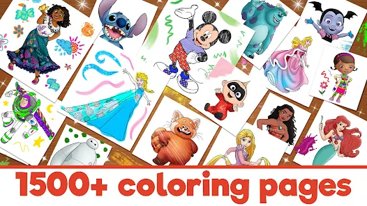 Disney coloring world