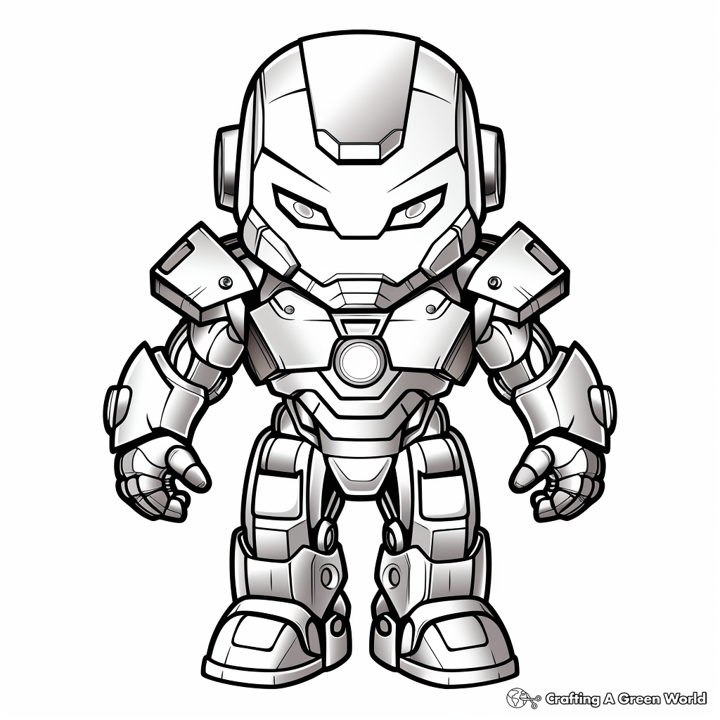 Iron man coloring pages