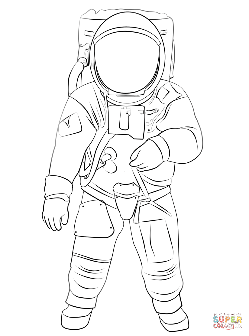 Buzz aldrin on the moon coloring page free printable coloring pages