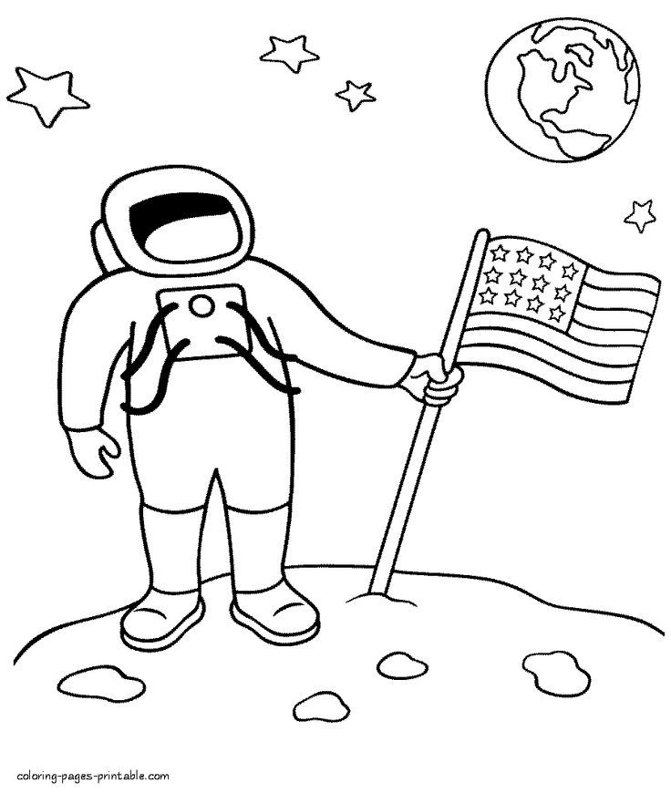 Space coloring pages moon coloring pages coloring pages