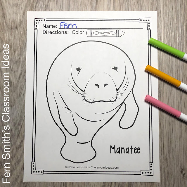 Add some florida everglades coloring pages to your classroom fun