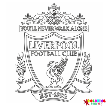 Manchester united fc coloring page