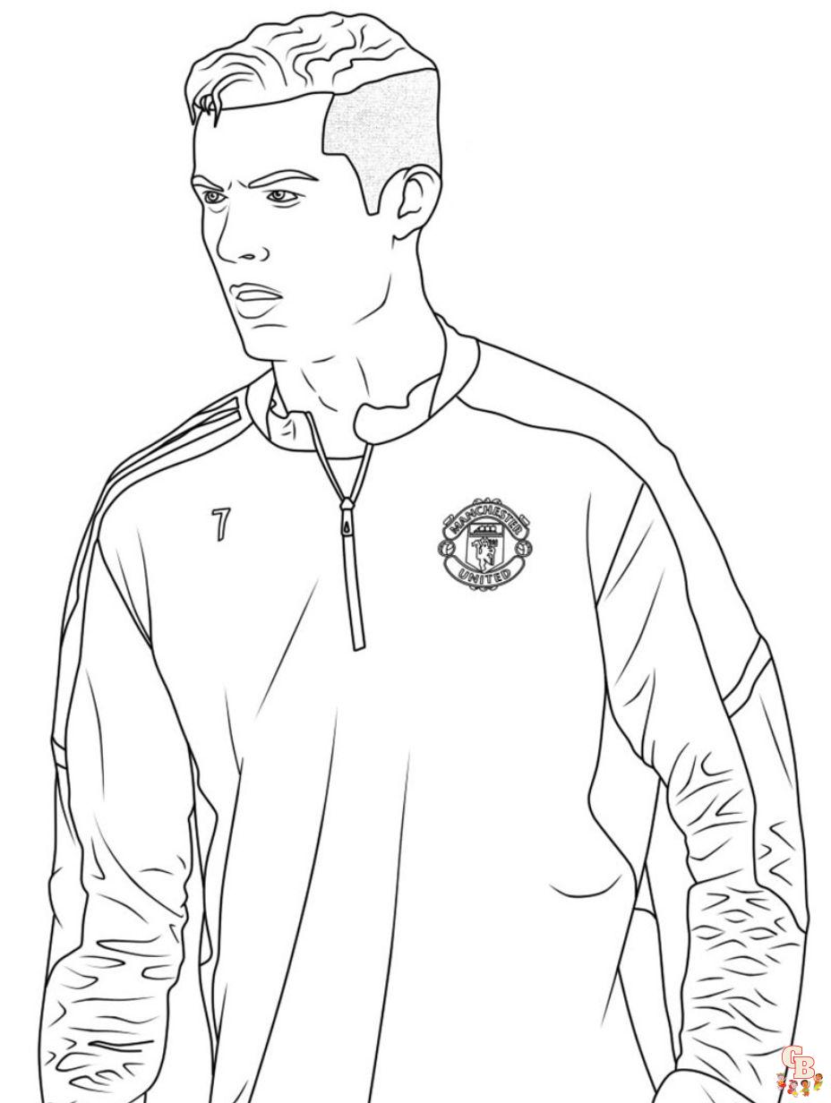 Ronaldo coloring pages