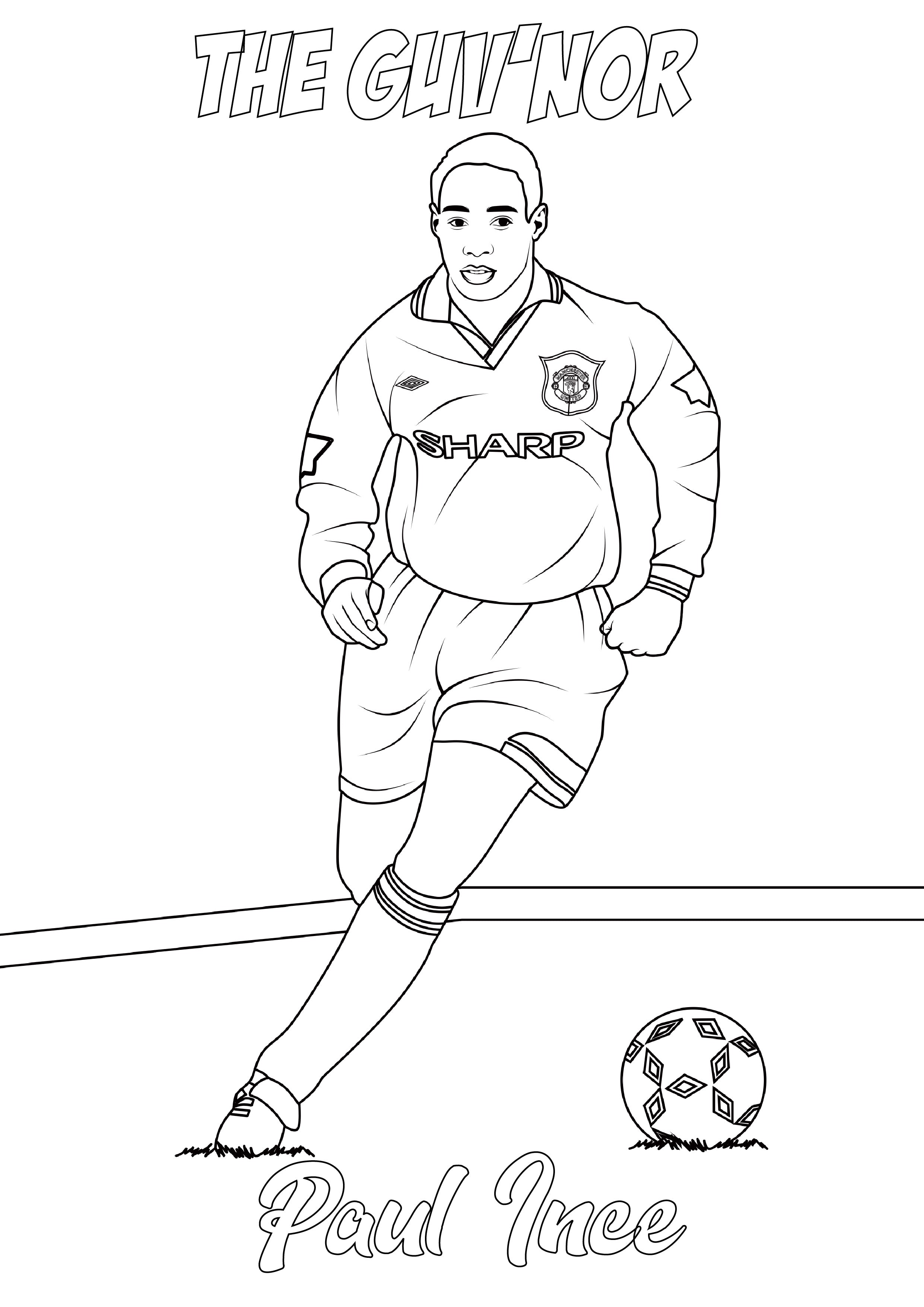 Man united colouring pages taster pack â the brilliant game