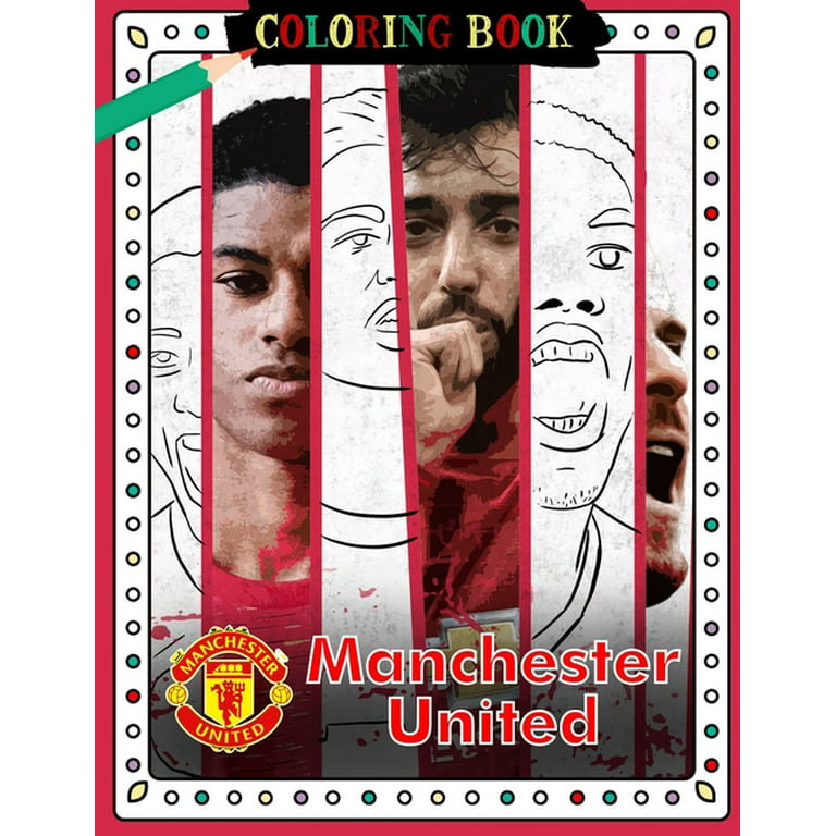 Manchester united coloring book paperback