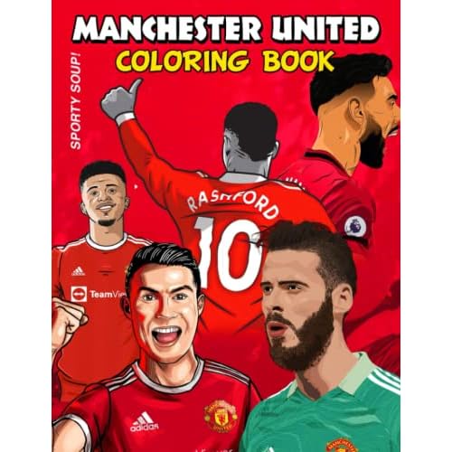 Manchester united loring book spor football tanzania