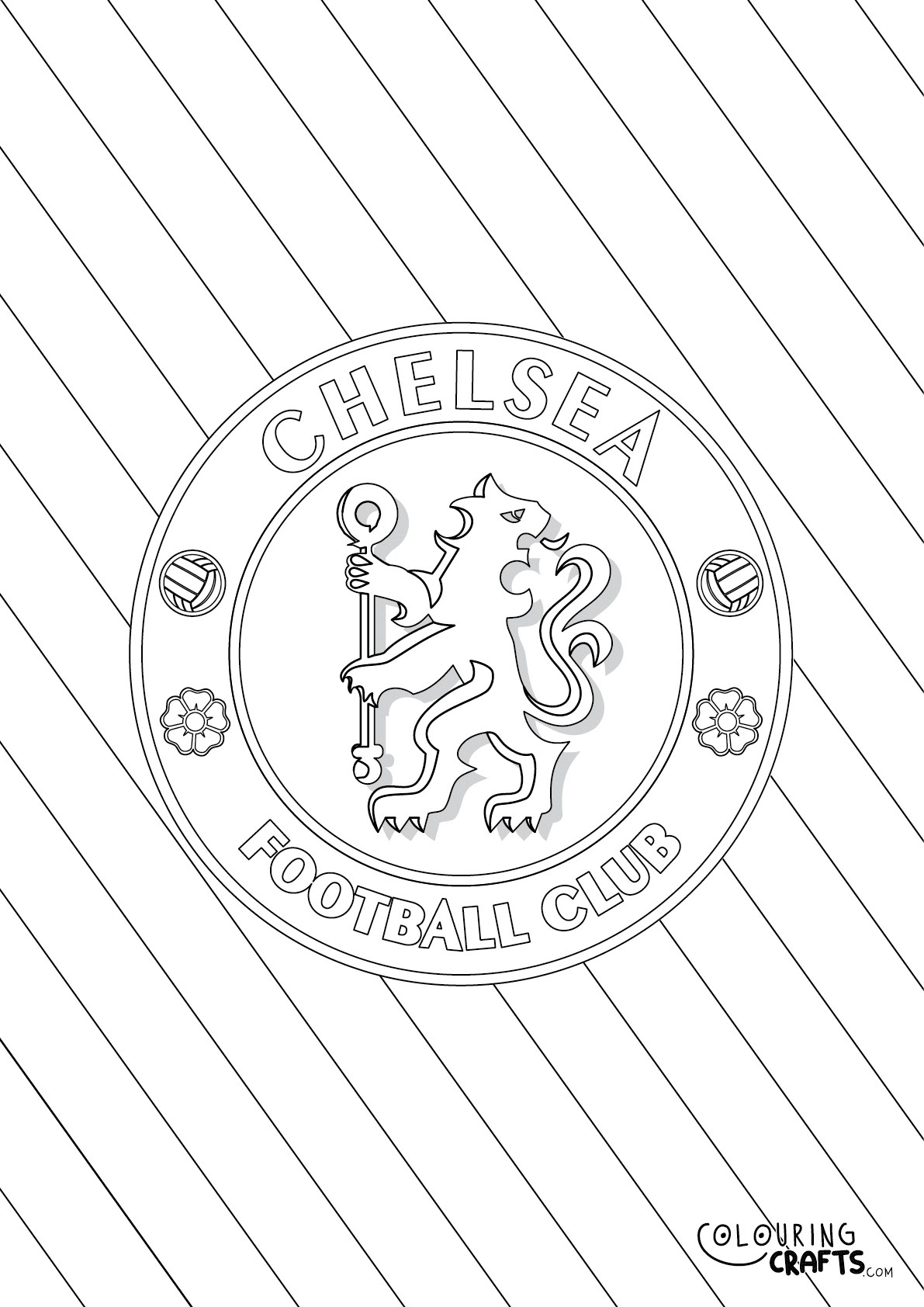 Premier league teams colouring pages