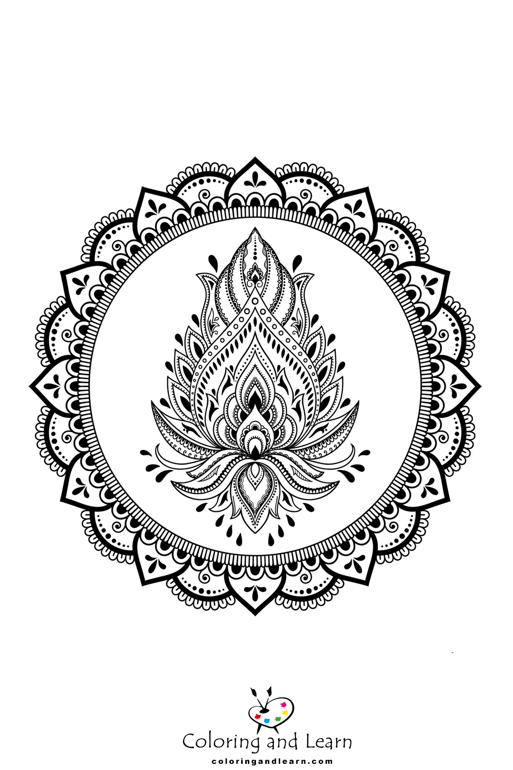 Mandala coloring pages