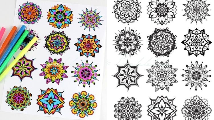 Mandala coloring pages