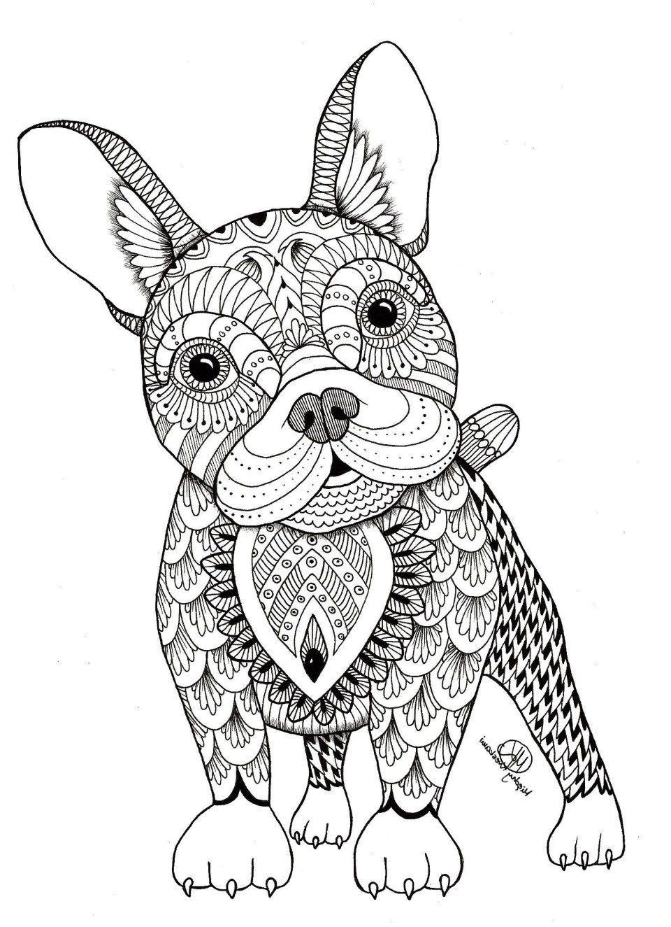 Inspiration image of animal mandala coloring pages