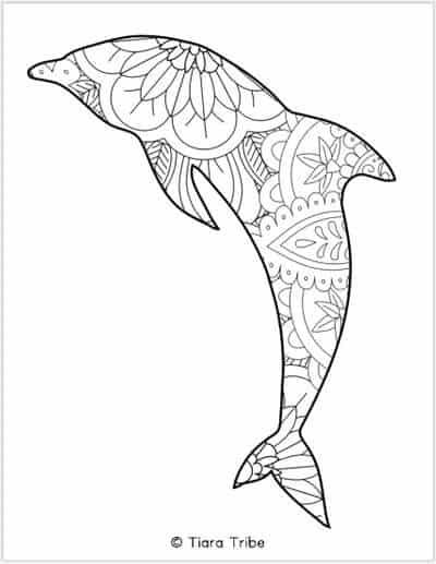 Best free animal mandala coloring pages pdfs to download dolphin coloring pages mandala coloring pages mandala coloring