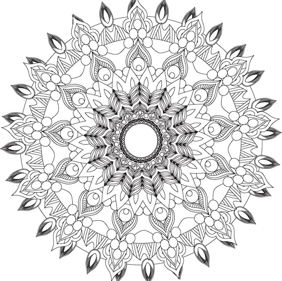 Mandala coloring pages adult coloring sheet printable coloring page grown up coloring printable art color anti