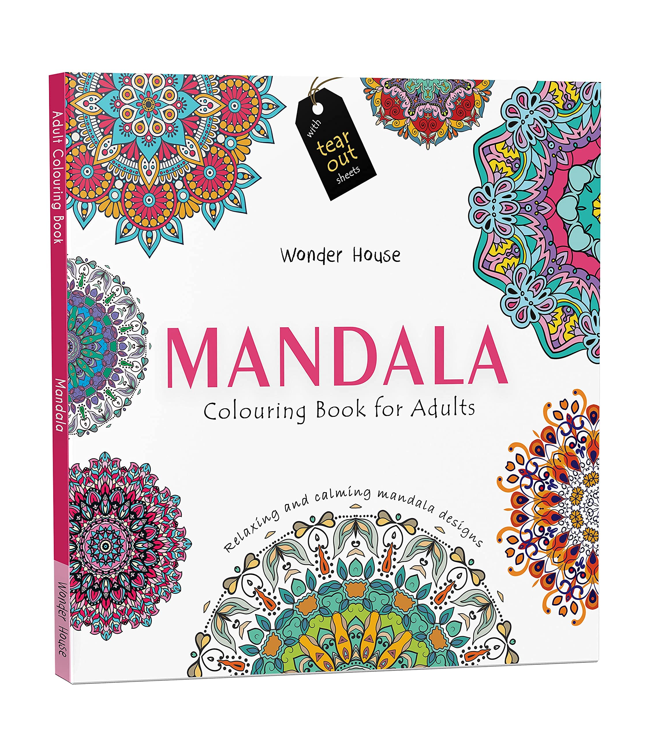 Mandala colourg books for adults with tear out sheets adult colour â