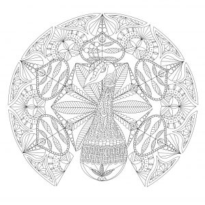 Most popular mandala coloring pages