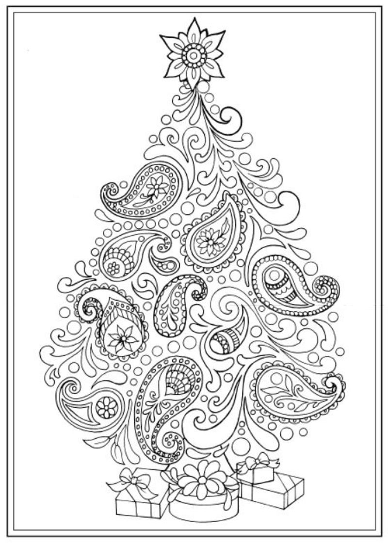 Creative haven christmas trees coloring book dover publications christmas tree coloring page tree coloring page christmas coloring pages