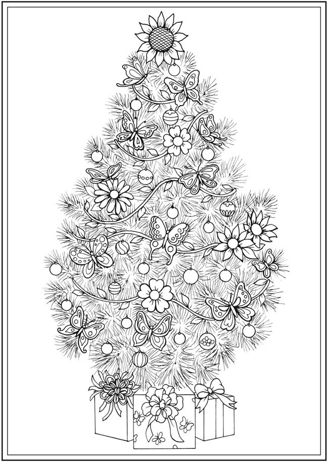 Wele to dover publications christmas coloring pages tree coloring page free coloring pages