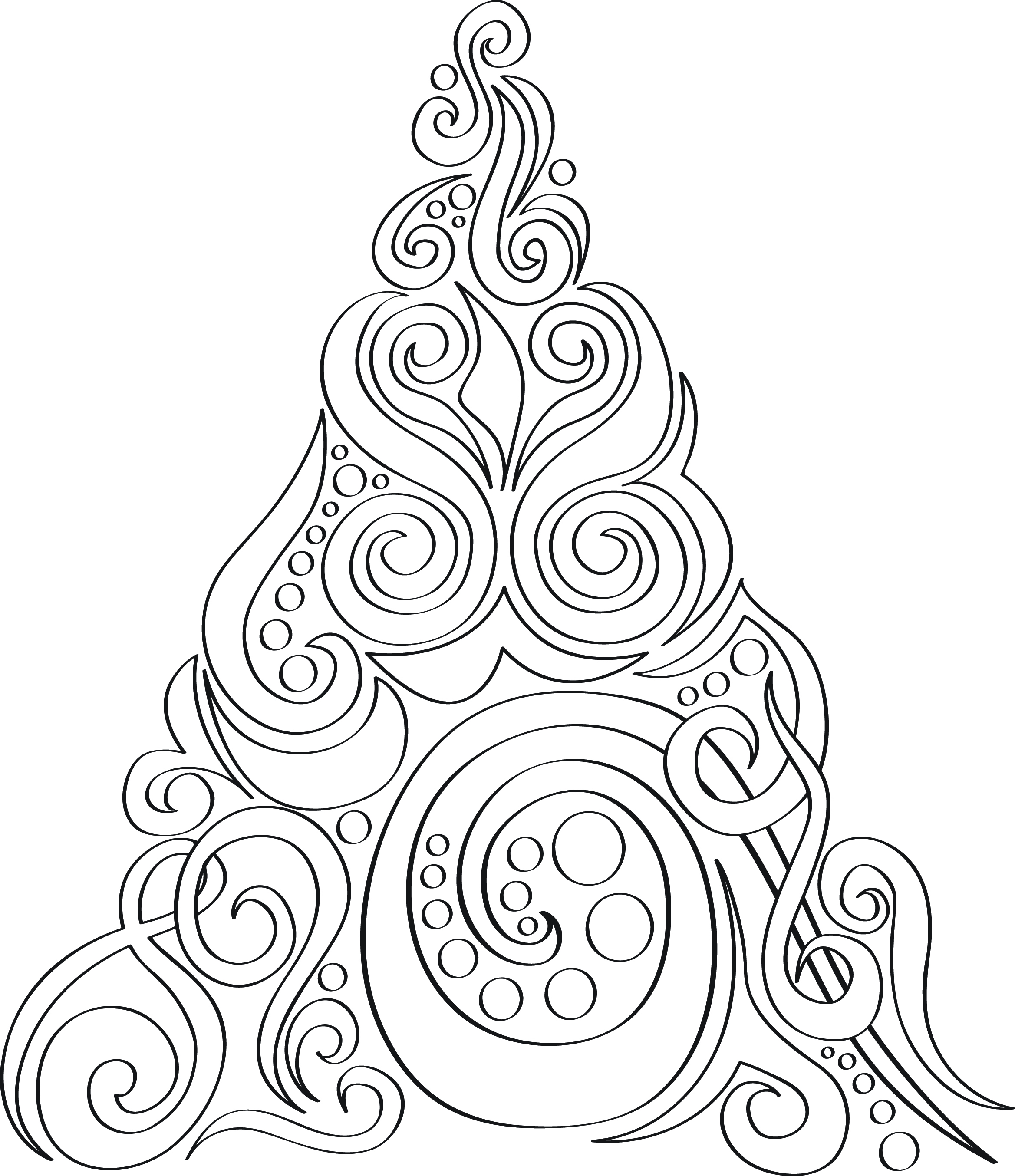 Happy holidays coloring page