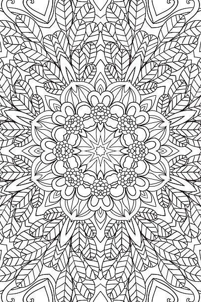 Mandala coloring stock photos pictures royalty