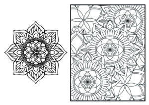 Free mandala coloring pages simple printable