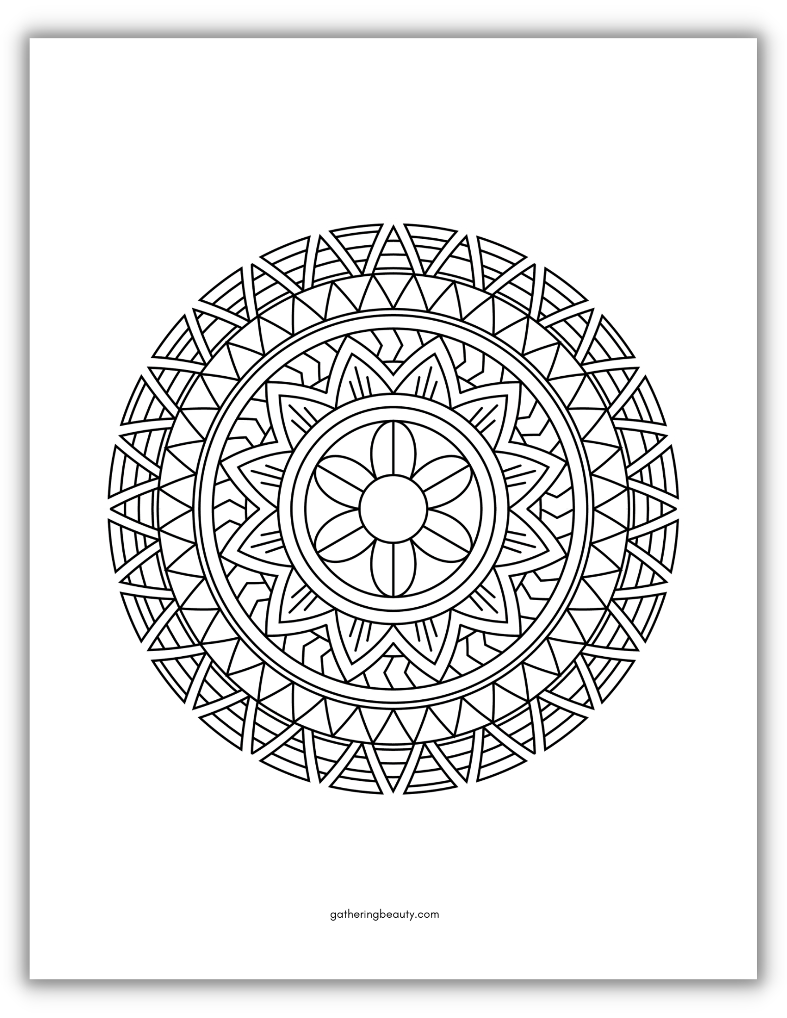 Mandala colouring pages â gathering beauty