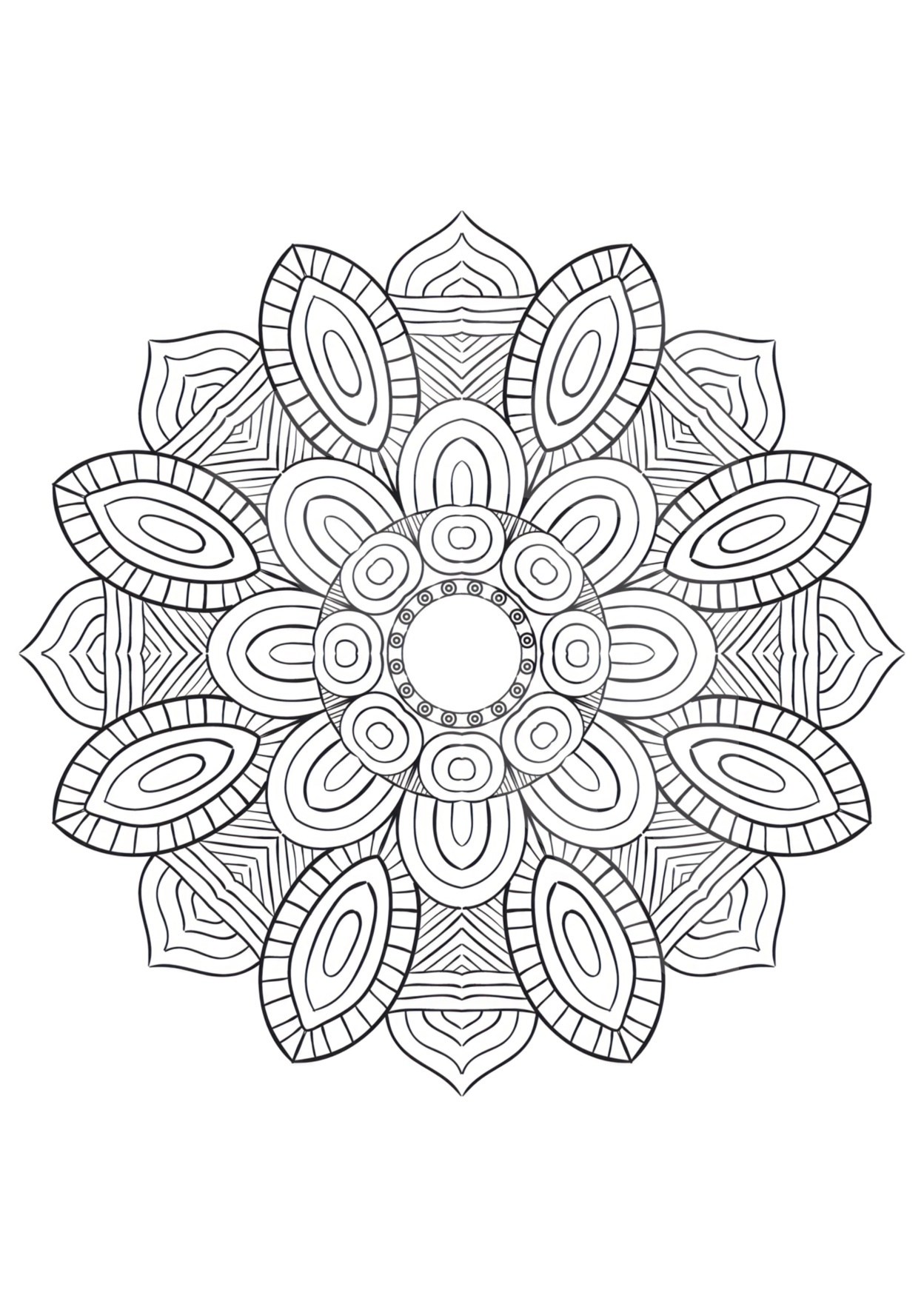 Mesmerizing mandala coloring pages for kids and adults