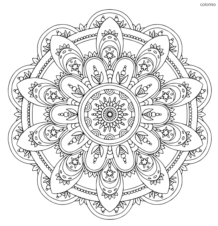 Mandala coloring pages