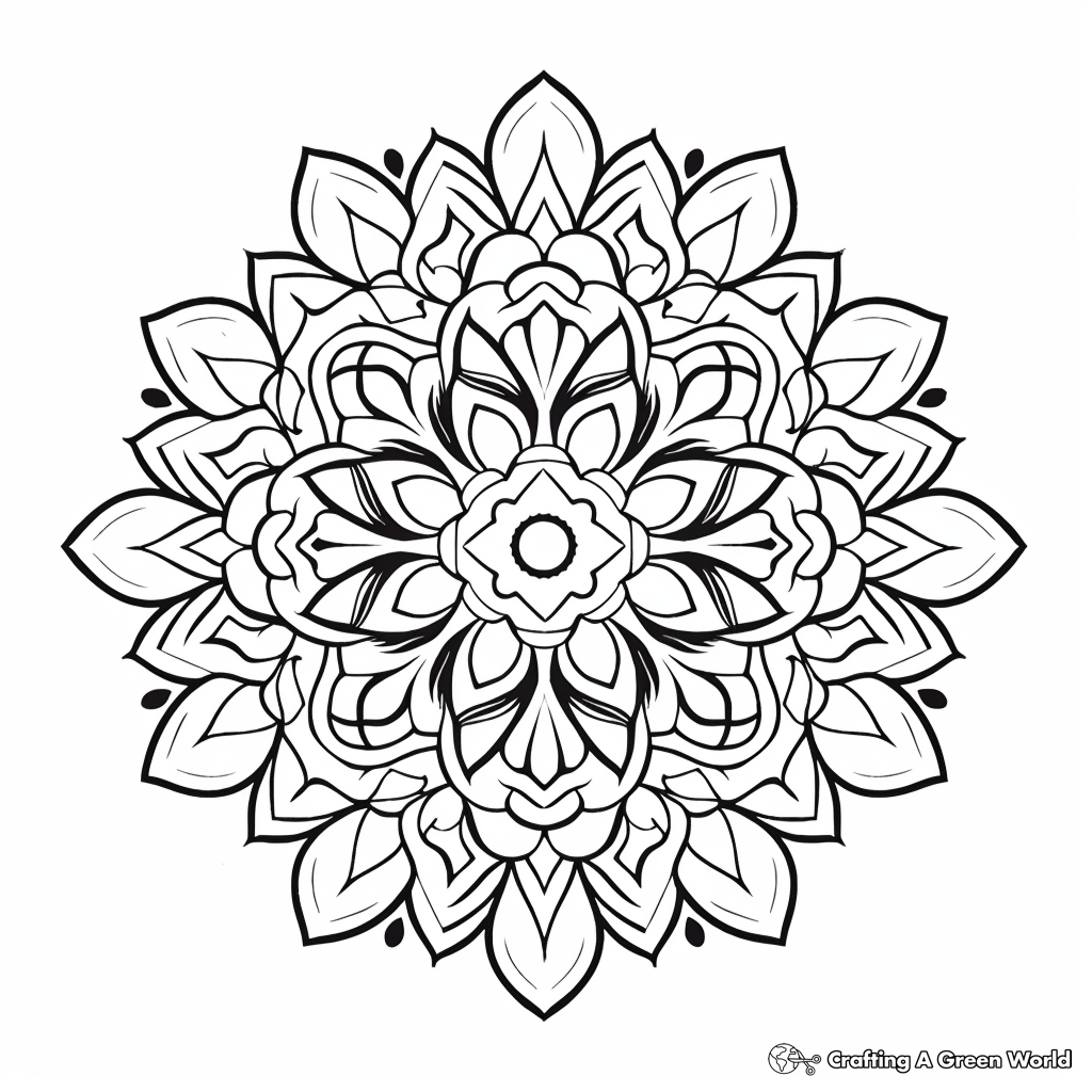 Mandala coloring pages for adults