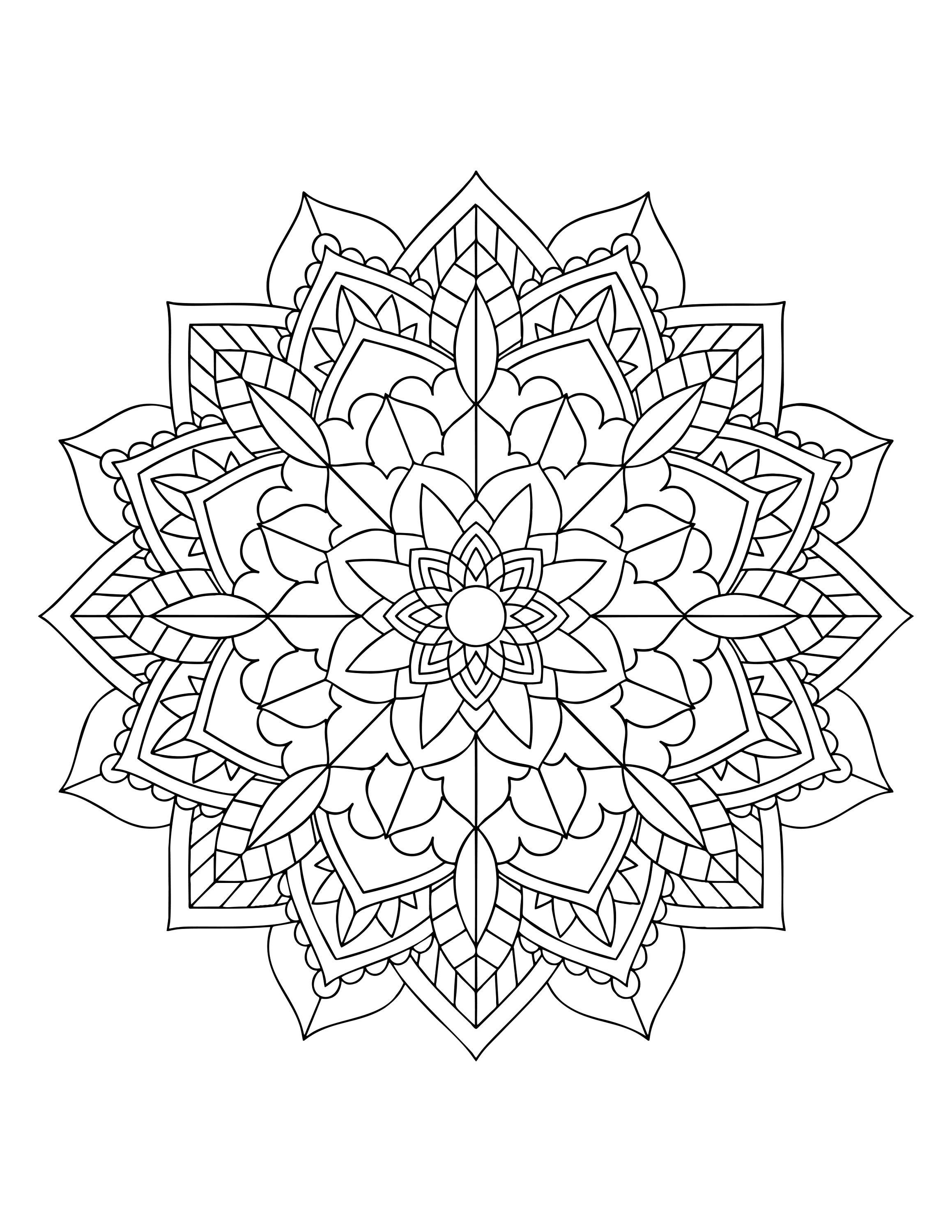 Mandala coloring pages adult coloring sheet printable coloring page grown up coloring printable art color anti