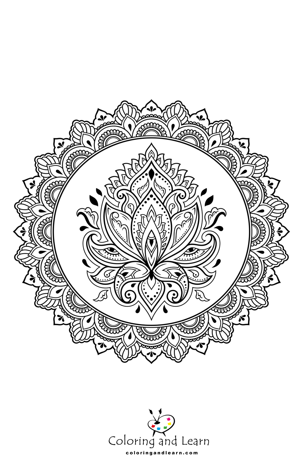 Mandala coloring pages