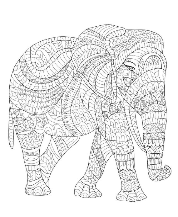 Adult mandala coloring pages pdf printable animal coloring pages stress relief coloring pages children coloring pages