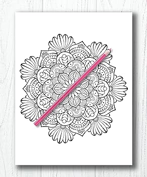 Mandala colouring book for adults