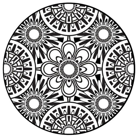 Coloring page mandala instant pdf download by inkandnectar on etsy zentangles mandala coloring pages mandala coloring books mandala coloring