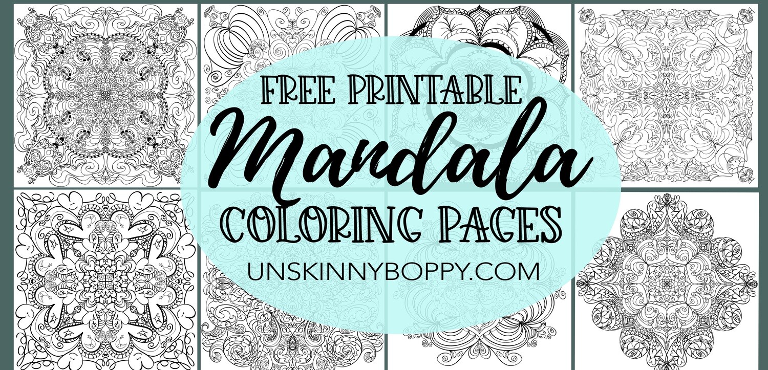 Mandala adult coloring books