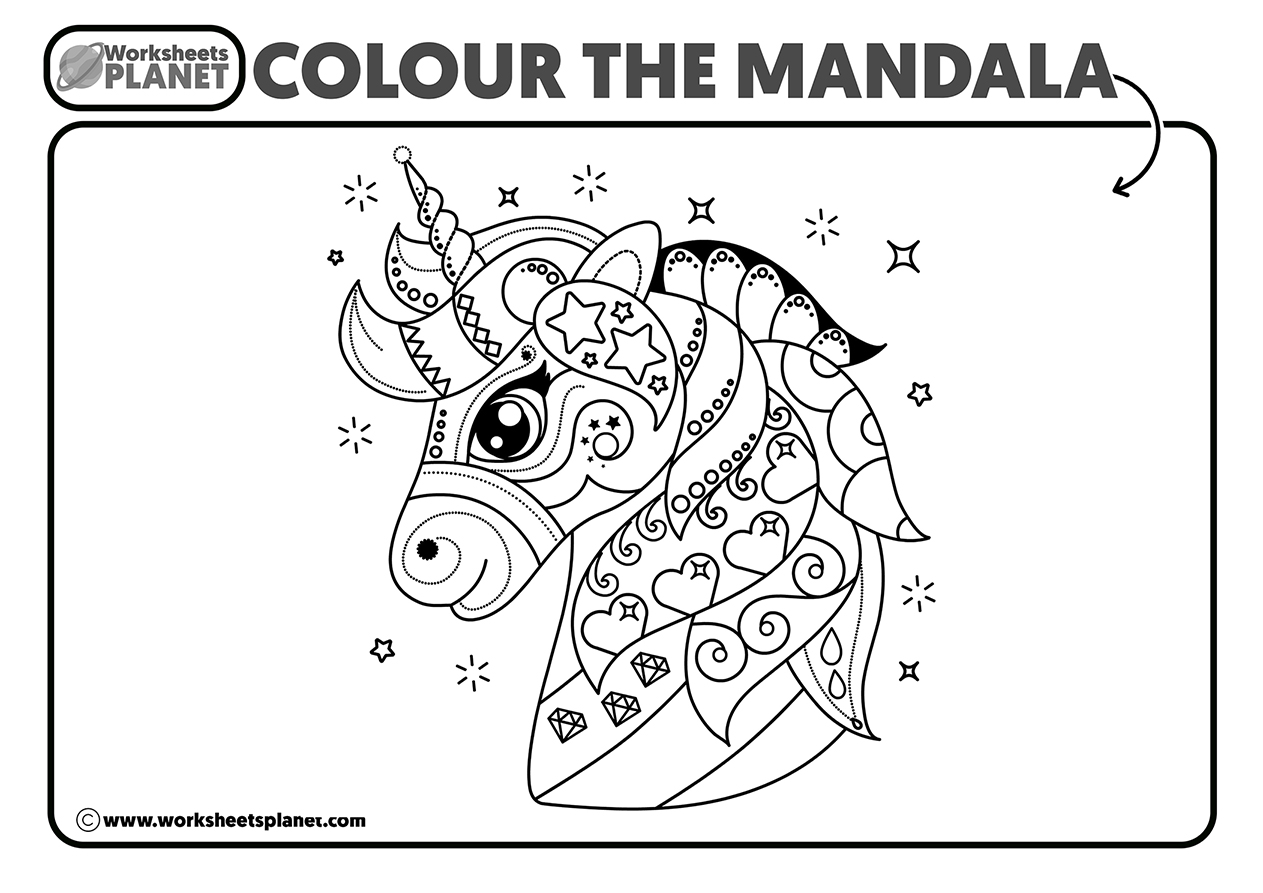 Mandala coloring pages for kids ready to print