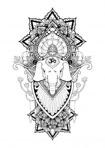 Ganesha and patterns