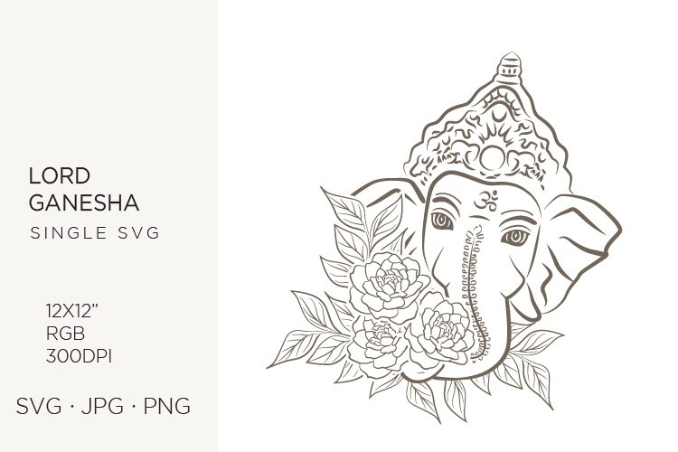 Lord ganesha yoga buddha hinduisam flower