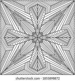 Geometric coloring pages stock photos and pictures