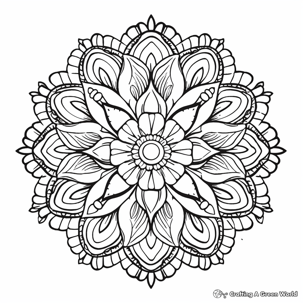 Boho coloring pages