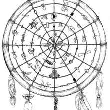 Native american mandala coloring pages