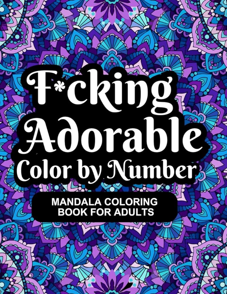 Color by number for adults