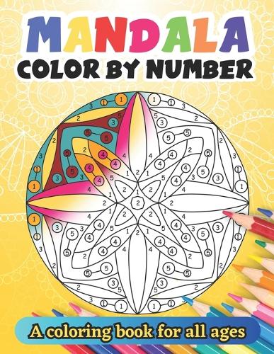 Mandala color by number by mark donat