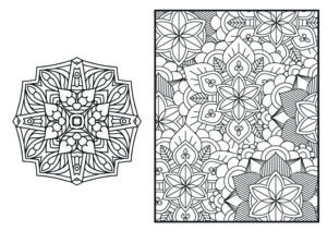 Free mandala coloring pages simple printable