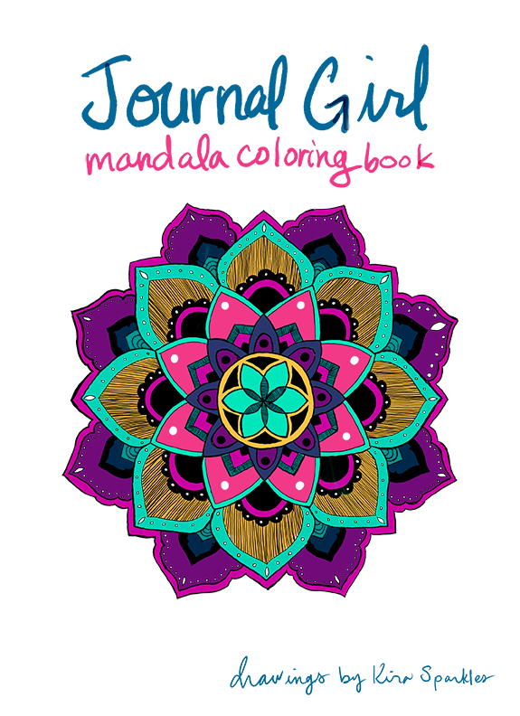 Mandala coloring book â journal girl