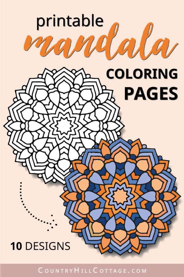 Free printable mandala coloring pages for adults