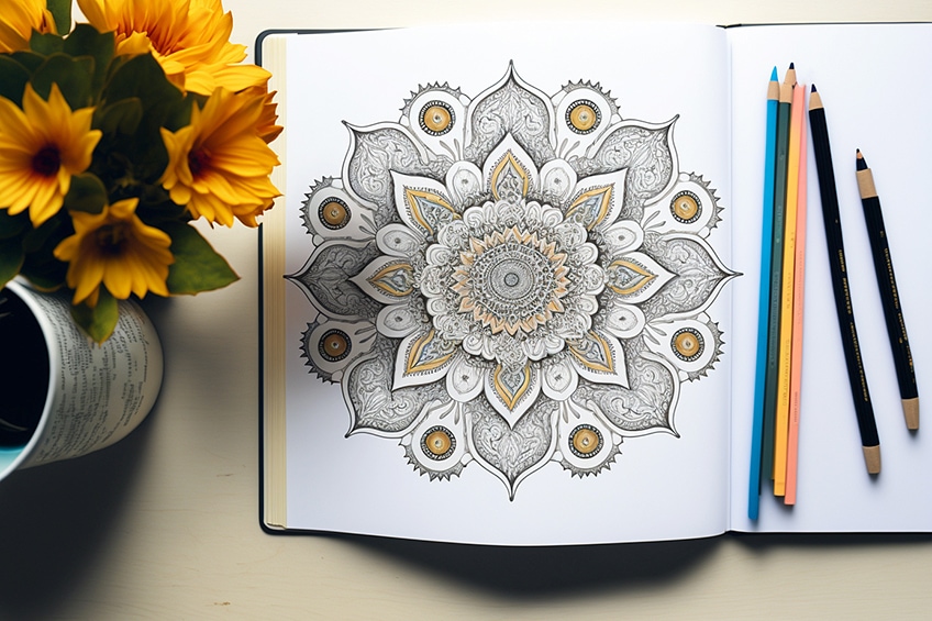 Mandala coloring pages