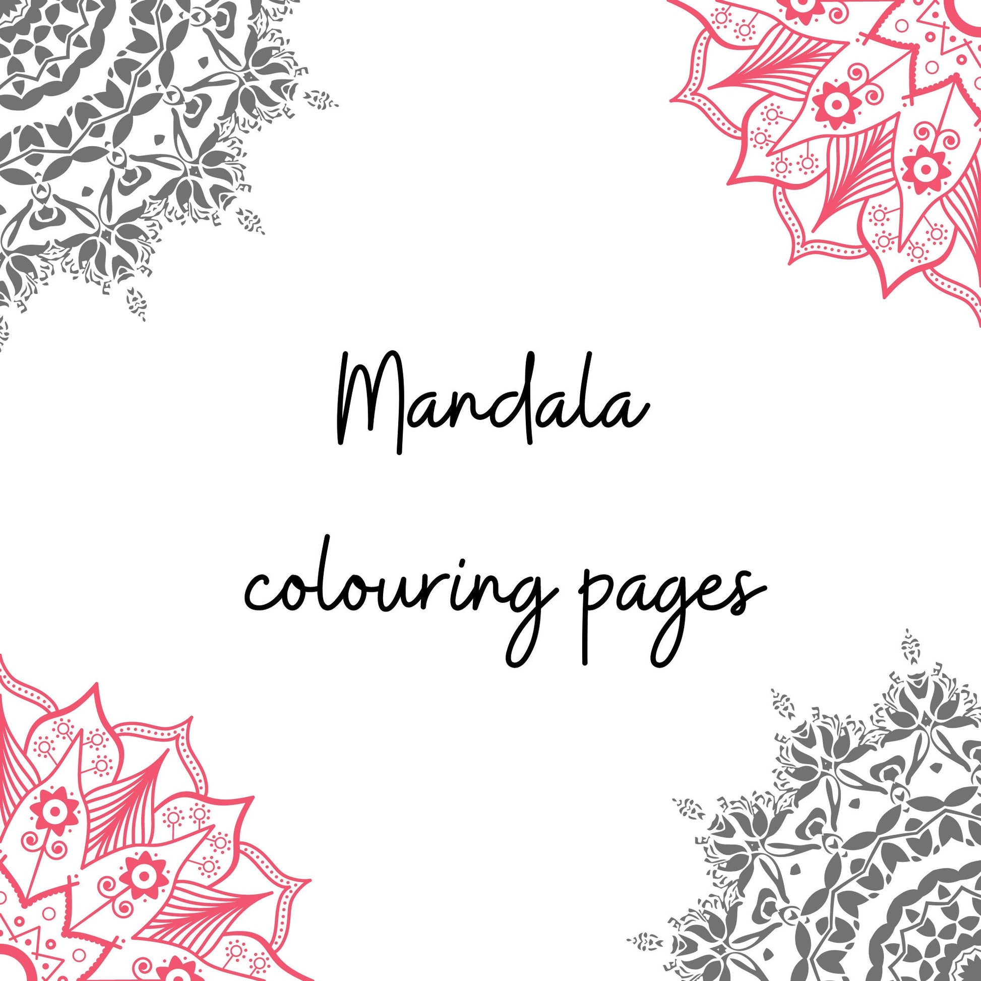 Printable mandala colouring pack pdf â