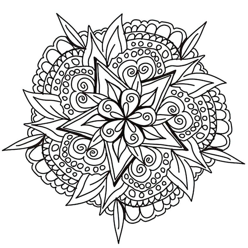 Mandala coloring pages