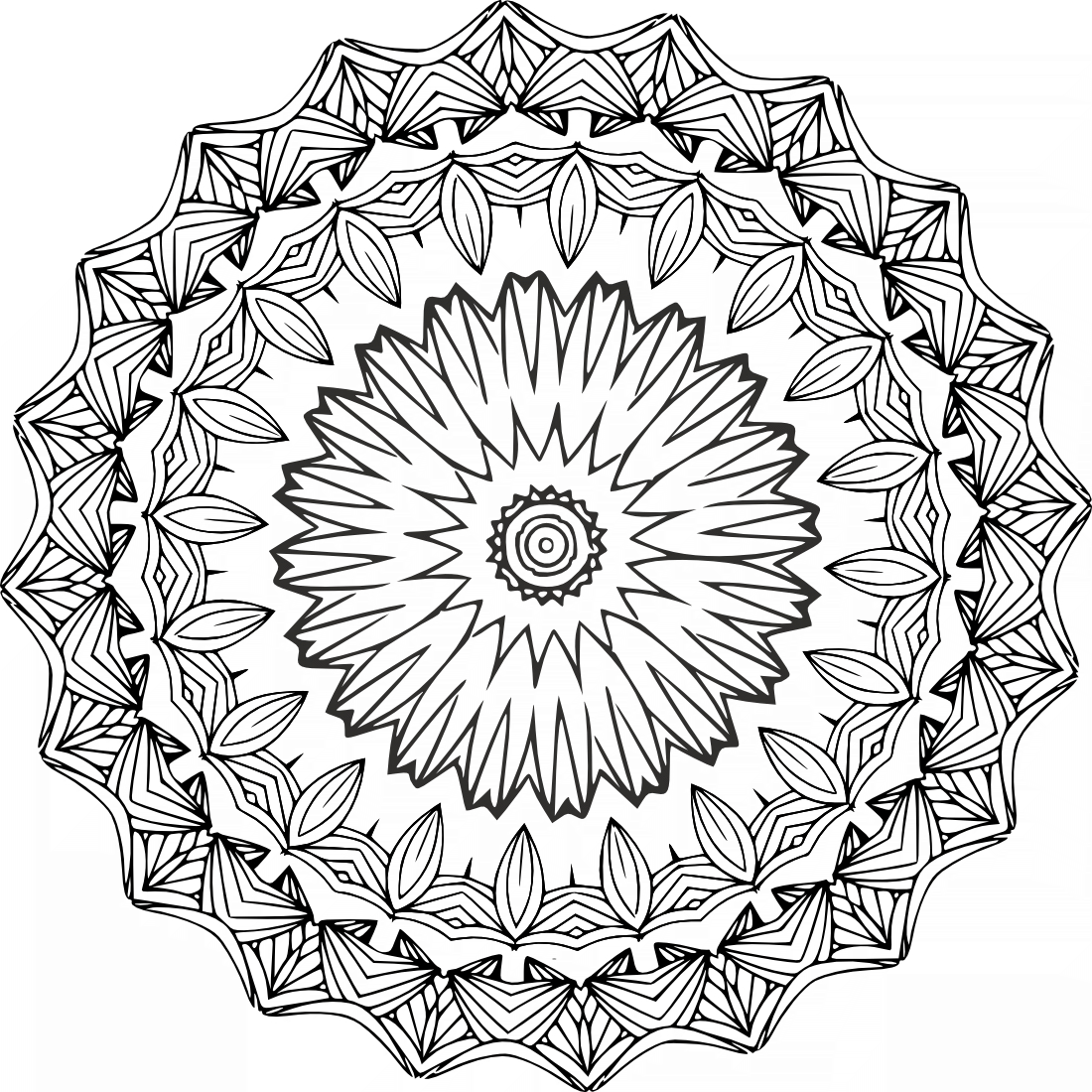 Mandala coloring pages