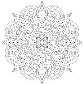 Mandala coloring pages printable for free download